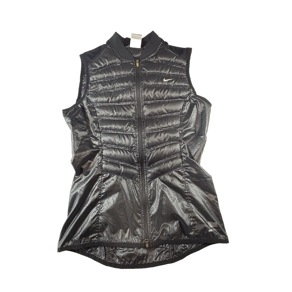 Nike Vest Jacket Womens Small AeroLoft Flash Gilet 800 Down Reflective Running